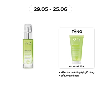 SVR Serum SVR Sebiaclear Serum Giảm Mụn, Thông Thoáng Lỗ Chân Lông, Làm Mềm Mịn Da 30ml