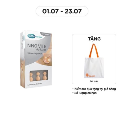 NNO Serum Vite Whitening Aplicapz In Soft 30 Capsules