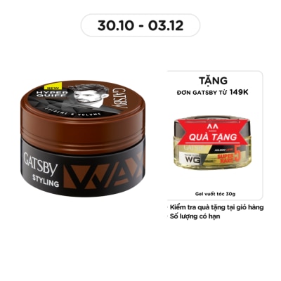 GATSBY Wax Vuốt Tóc Gatsby Extreme & Volume 25g