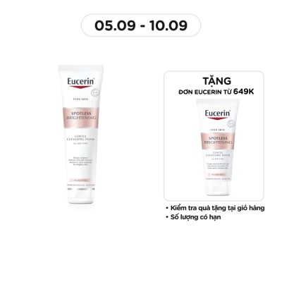 EUCERIN Sữa Rửa Mặt Tạo Bọt Eucerin Sáng Da Spotless Brightening Gentle Cleansing Foam 150g