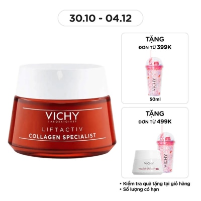 VICHY Kem Dưỡng Vichy Collagen Liftactiv Collagen Specialist Chuyên Biệt 50ml