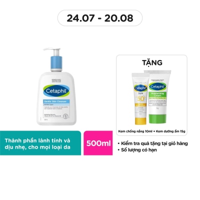 CETAPHIL Sữa Rửa Mặt Cetaphil Gentle Skin Cleanser 500ml