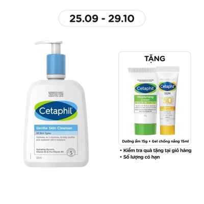 CETAPHIL Sữa Rửa Mặt Cetaphil Gentle Skin Cleanser 500ml