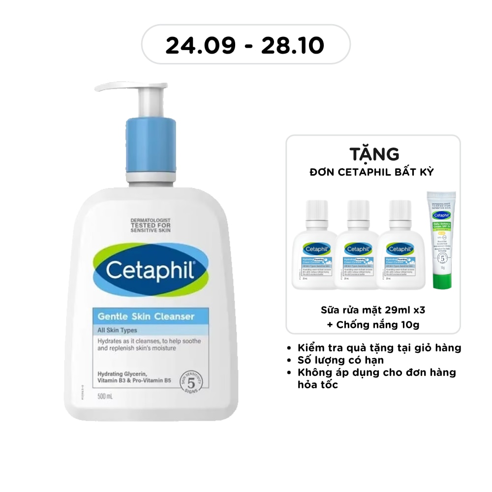 Sữa Rửa Mặt Cetaphil Gentle Skin Cleanser 500ml image