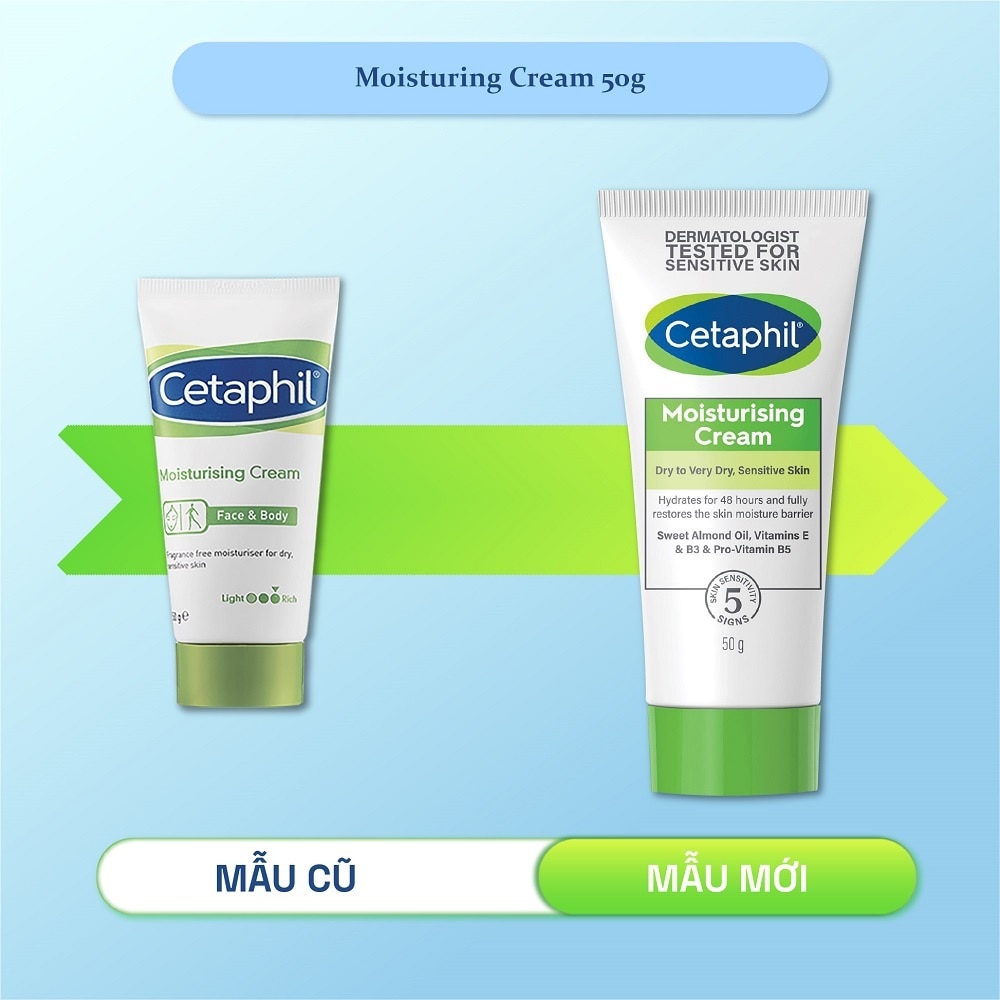 Kem Dưỡng Ẩm Cetaphil Moisturizing Cream 50g