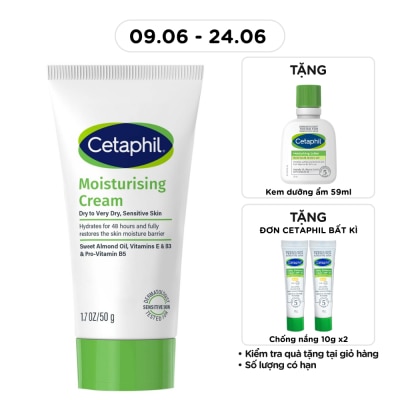 CETAPHIL - Kem Dưỡng Ẩm Cetaphil Moisturizing Cream 50g