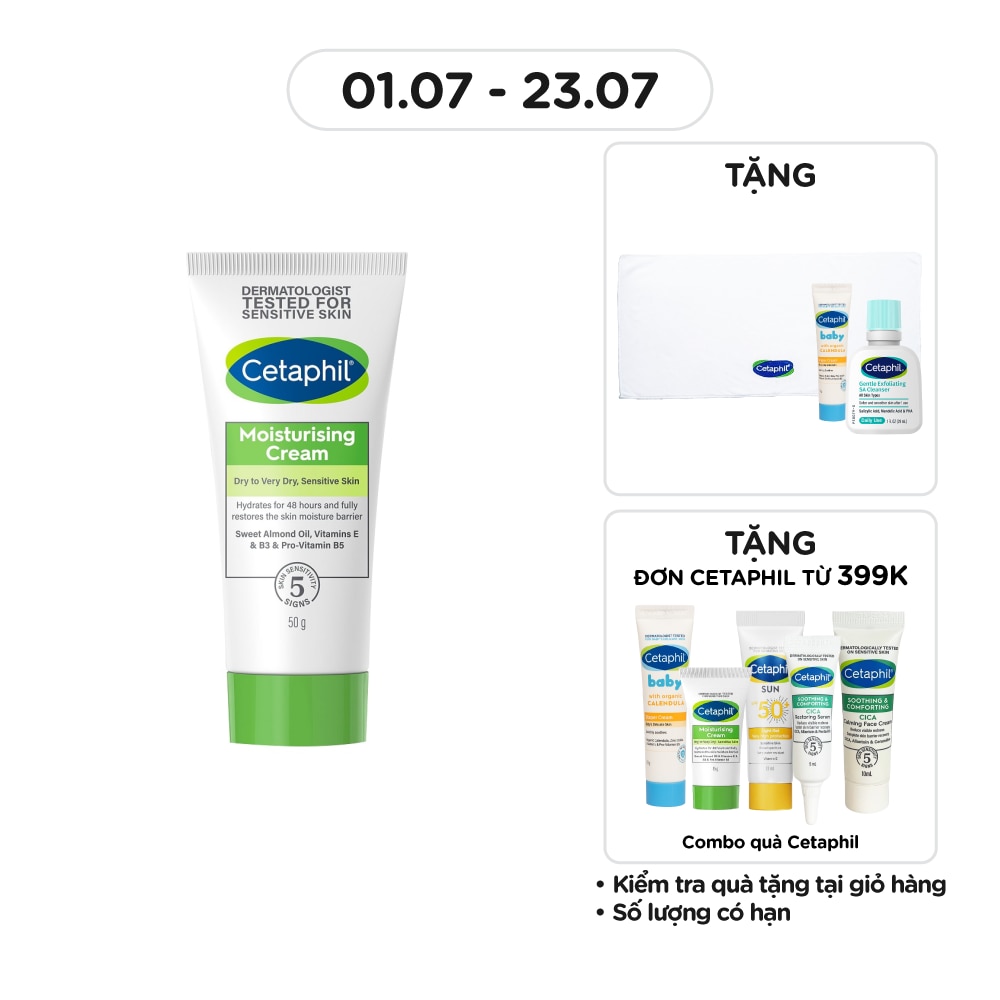 Kem Dưỡng Ẩm Cetaphil Moisturizing Cream 50g