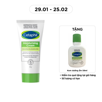 CETAPHIL Kem Dưỡng Ẩm Cetaphil Moisturizing Cream 50g