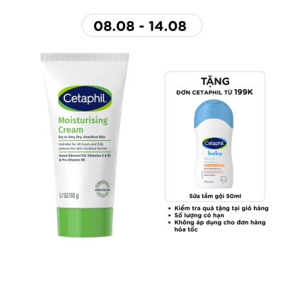 CETAPHIL - Kem Dưỡng Ẩm Cetaphil Moisturizing Cream 50g image