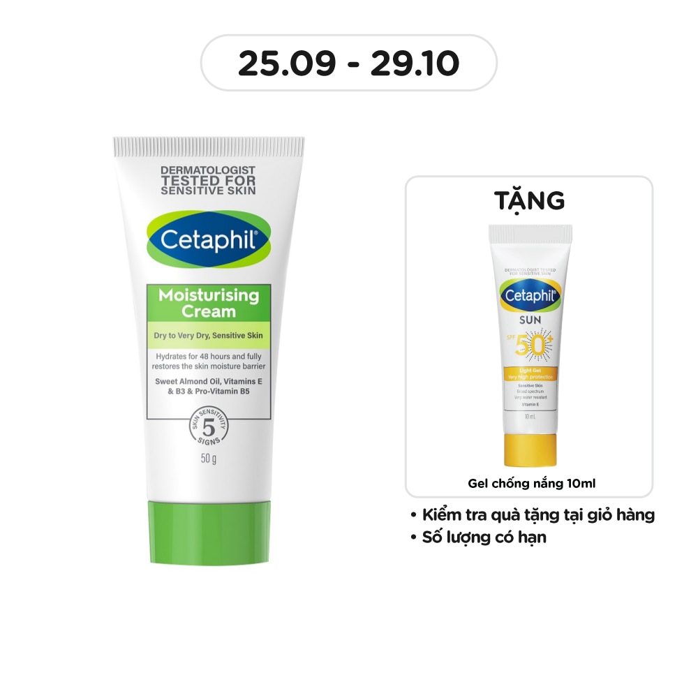 Kem Dưỡng Ẩm Cetaphil Moisturizing Cream 50g
