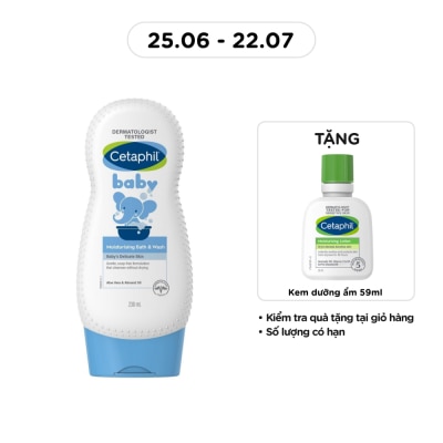 CETAPHIL - Baby Moisturizing Bath & Wash 230ml