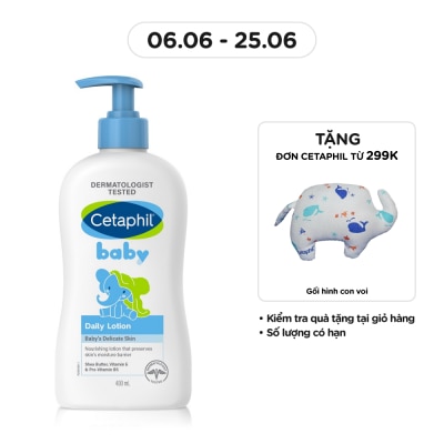 CETAPHIL Kem Dưỡng Da Trẻ Em Cetaphil Baby Daily Lotion 400ml