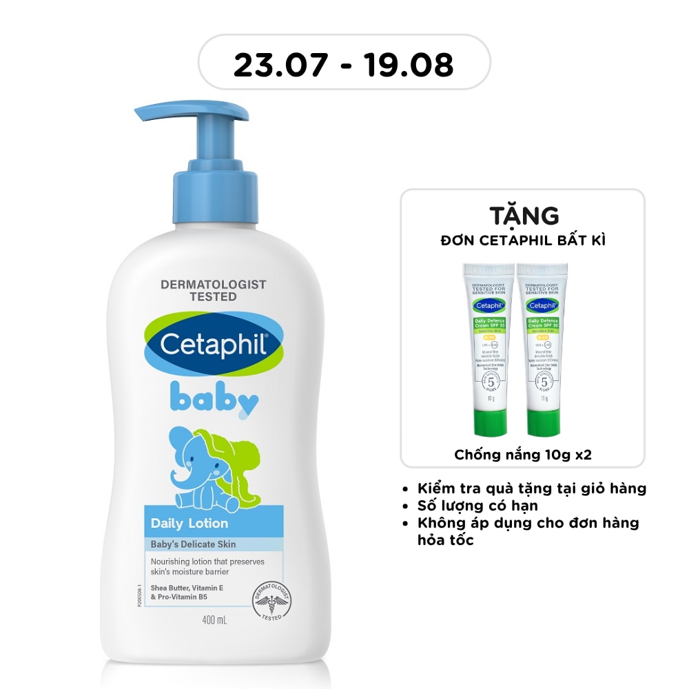 Kem Dưỡng Da Trẻ Em Cetaphil Baby Daily Lotion 400ml