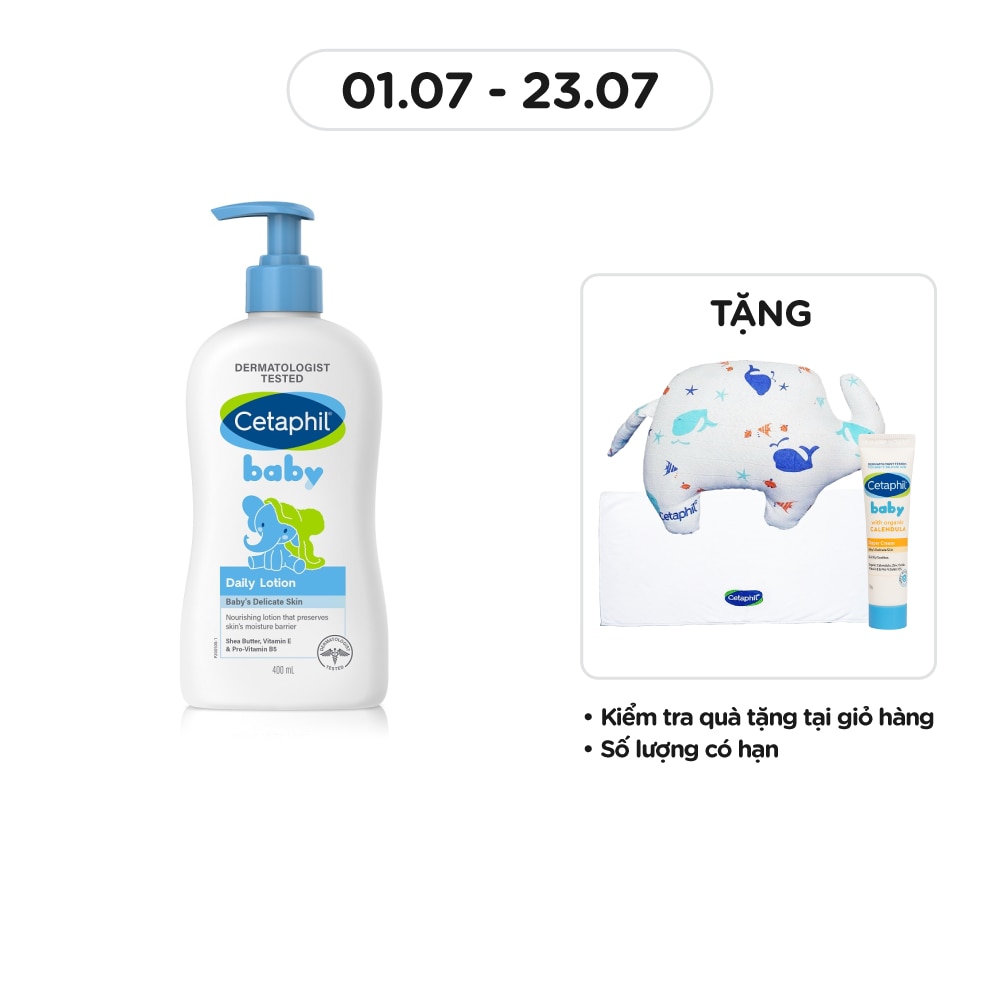 Kem Dưỡng Da Trẻ Em Cetaphil Baby Daily Lotion 400ml