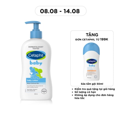 CETAPHIL - Kem Dưỡng Da Trẻ Em Cetaphil Baby Daily Lotion 400ml image