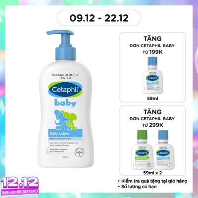 CETAPHIL Kem Dưỡng Da Trẻ Em Cetaphil Baby Daily Lotion 400ml