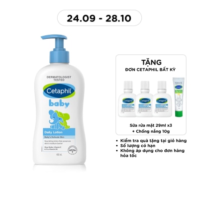 CETAPHIL Kem Dưỡng Da Trẻ Em Cetaphil Baby Daily Lotion 400ml image