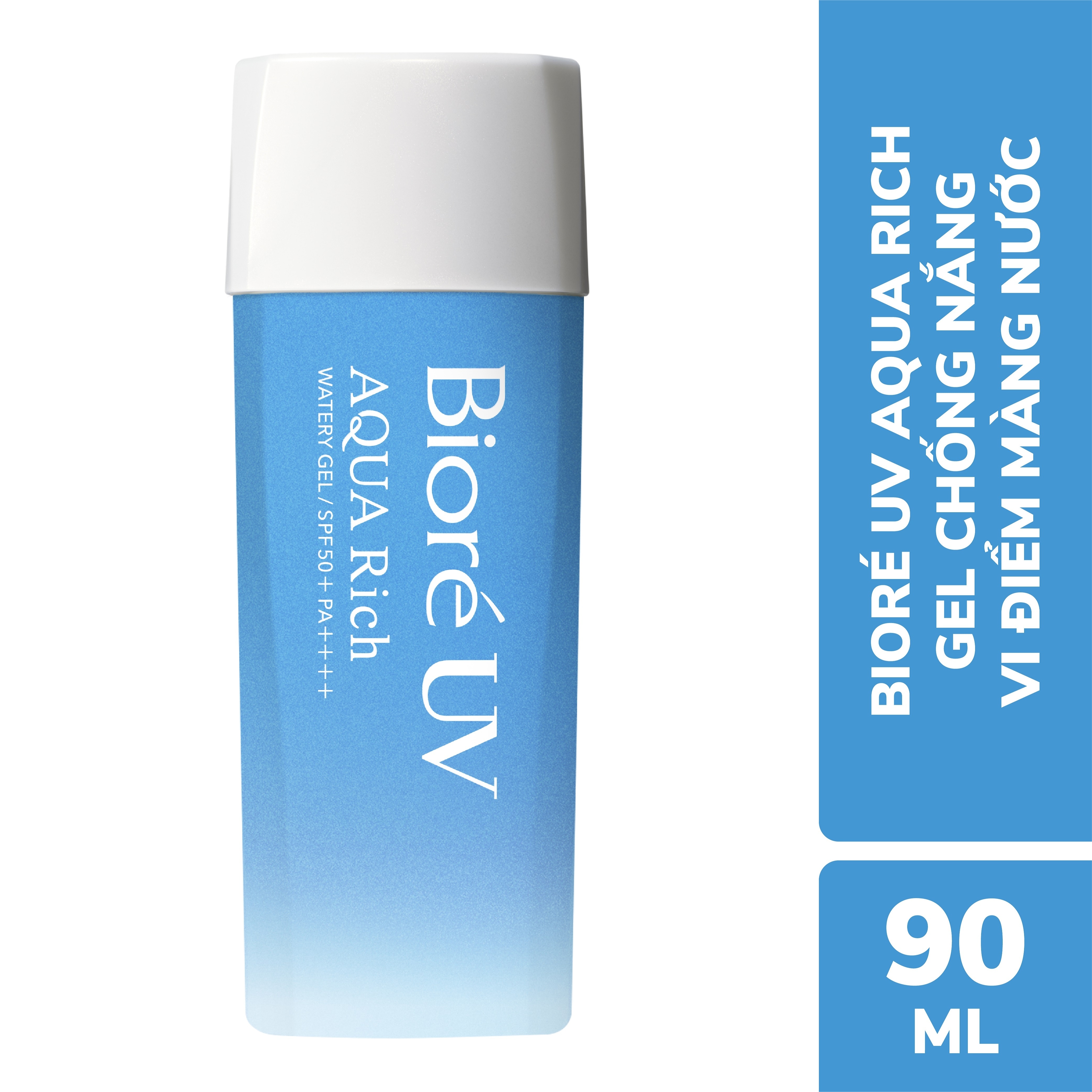 Gel Chống Nắng Biore UV Aqua Rich Watery Gel 90 ml SPF50+/PA++++ Màng Nước Dưỡng Da 90ml