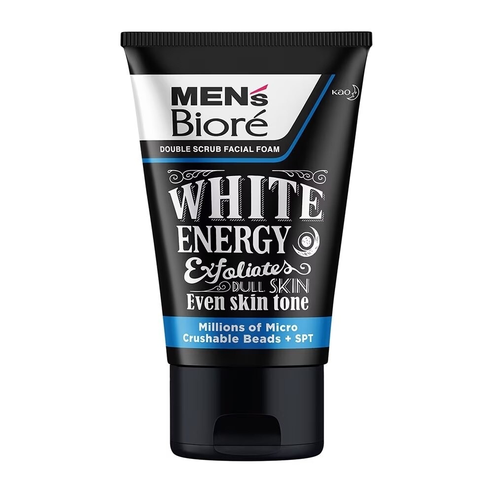 Sữa Rửa Mặt MEN's Bioré Facial Foam White Energy Sáng Nam Tính 100g