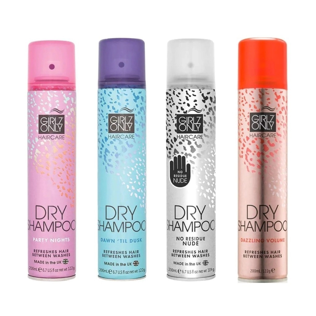 Dầu Gội Khô Girlz Only Dazzling Volume Làm Phồng Tóc 200ml