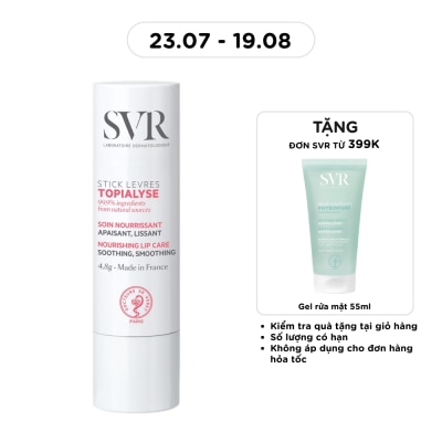 SVR - Sáp Dưỡng Môi SVR Topialyse Levres Giúp Nuôi Dưỡng Và Dưỡng Ẩm Môi Bị Khô, Nứt Nẻ Và Tổn Thương 4g image