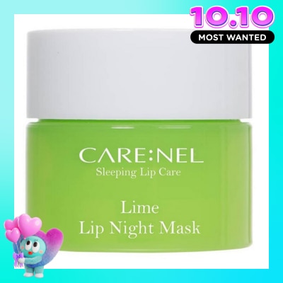 CARE:NEL Mặt Nạ Ngủ Môi Care:Nel Lime Lip Night Mask Dưỡng Ẩm, Tẩy Tế Bào Môi Hương Chanh 5g image