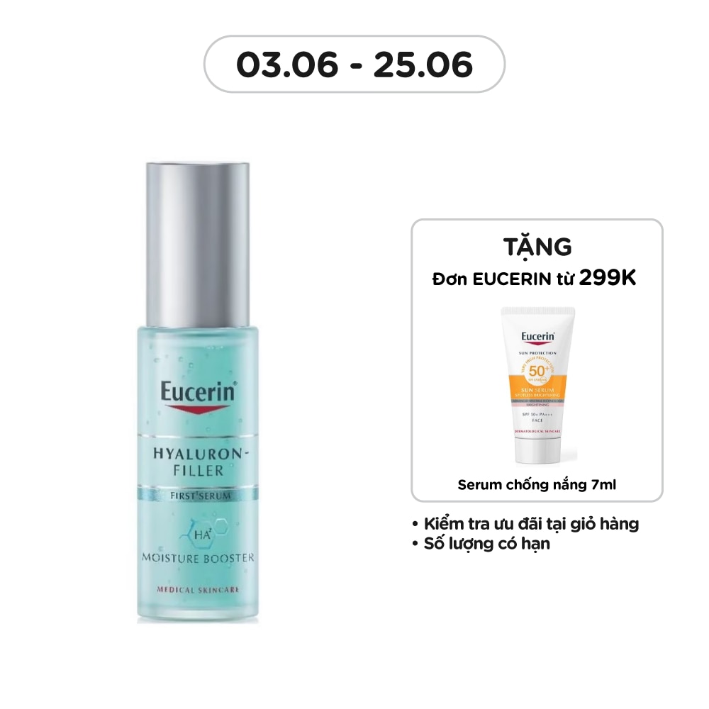 Tinh Chất Eucerin Cấp Ẩm, Giảm Nếp Nhăn, Săn Chắc Da Moisture Booster Serum 30ml
