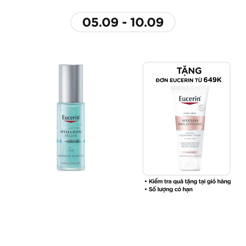 Tinh Chất Eucerin Cấp Ẩm, Giảm Nếp Nhăn, Săn Chắc Da Moisture Booster Serum 30ml