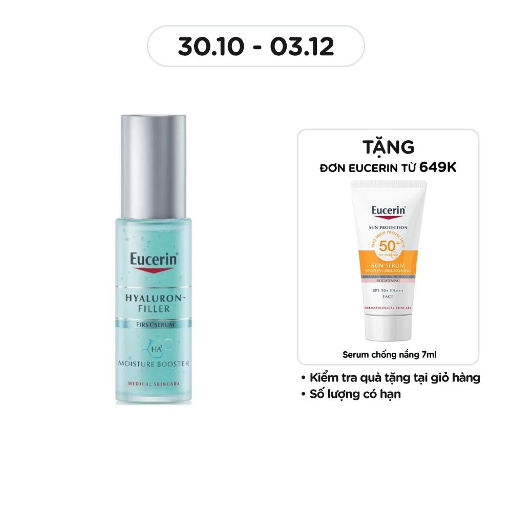 Tinh Chất Eucerin Cấp Ẩm, Giảm Nếp Nhăn, Săn Chắc Da Moisture Booster Serum 30ml