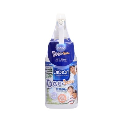 BIOION Chai Xịt Khử Mùi Bioion Deo-Sanitizer Làm Sạch Khuẩn Không Cồn Không Hương 500ml