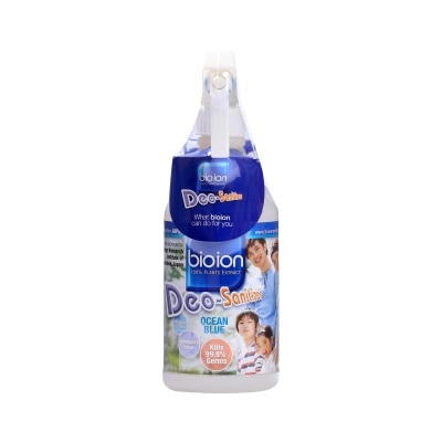 BIOION Chai Xịt Khử Mùi Bioion Deo-Sanitizer Ocean Làm Sạch Khuẩn Hương Đại Dương 500ml