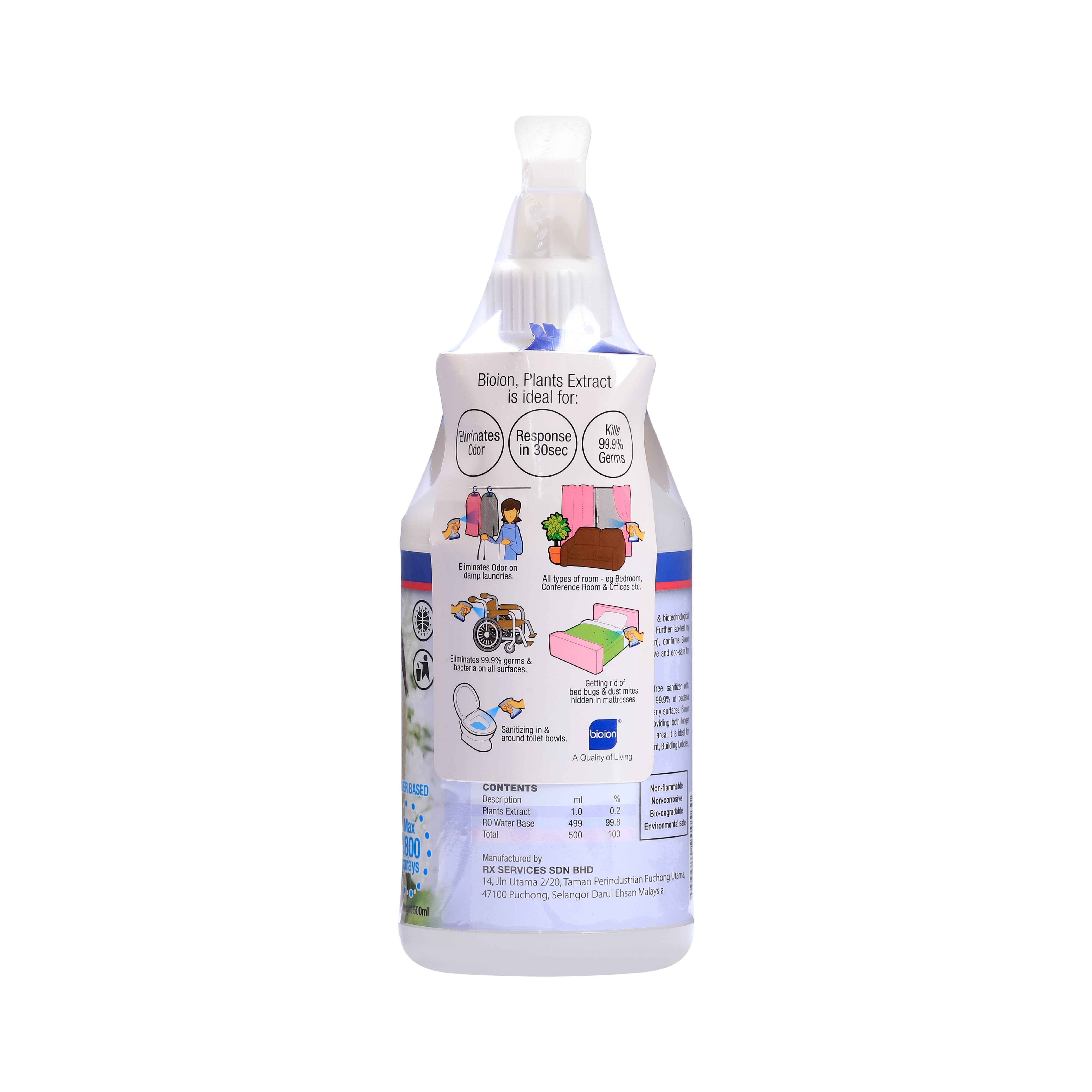 Deo-Sanitizer Floral 500ml