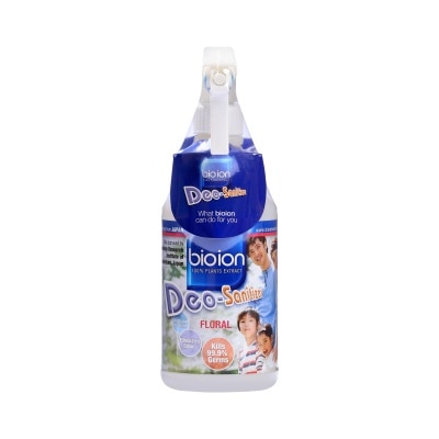 BIOION Chai Xịt Khử Mùi Bioion Deo-Sanitizer Làm Sạch Khuẩn Hương Floral 500ml