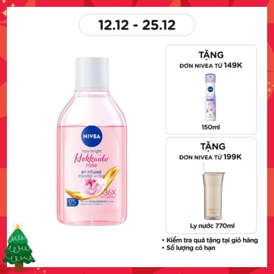 NIVEA Hokkaido Rosy White Oil-Infused Micellar 0% Alcohol 400ml