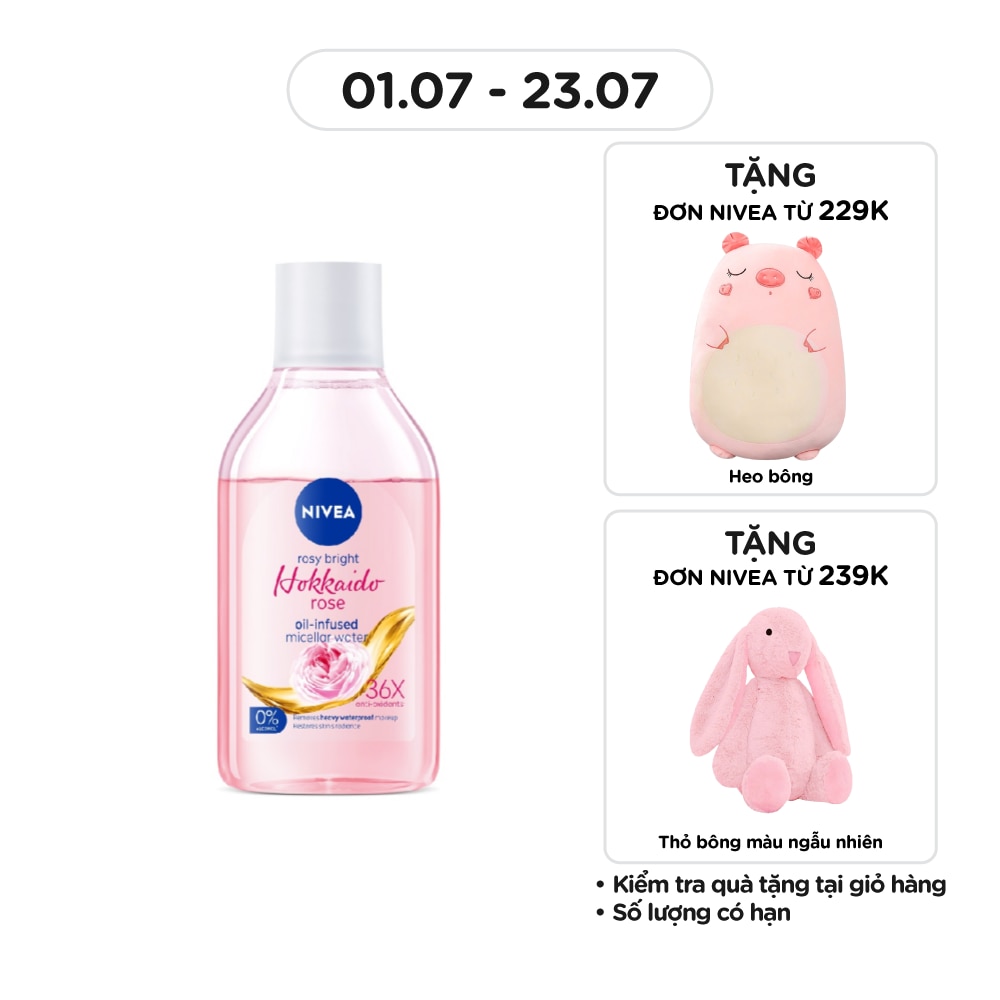 Hokkaido Rosy White Oil-Infused Micellar 0% Alcohol 400ml
