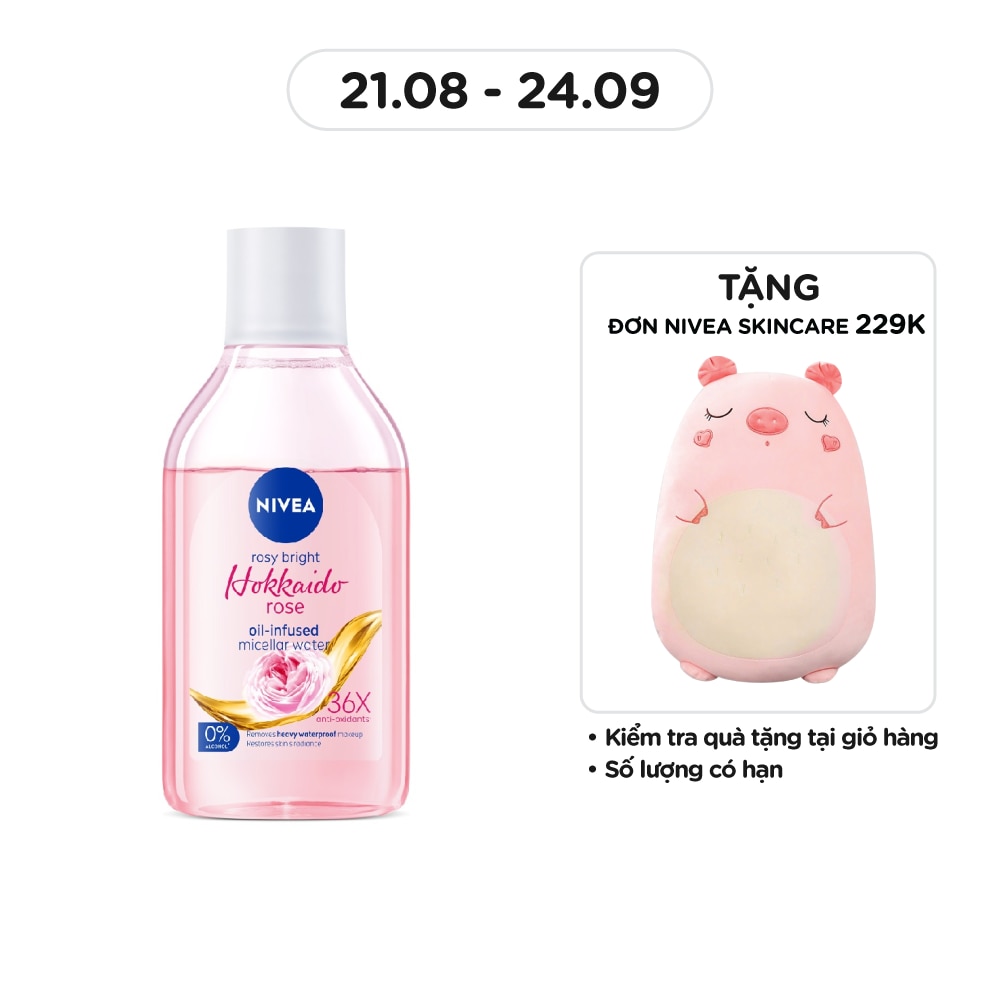 Hokkaido Rosy White Oil-Infused Micellar 0% Alcohol 400ml