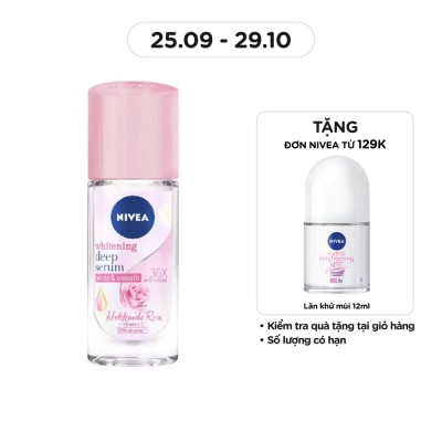 NIVEA Whitening Deep Serum Hokkaido Rose Roll On 40ml