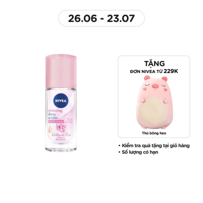 NIVEA Whitening Deep Serum Hokkaido Rose Roll On 40ml