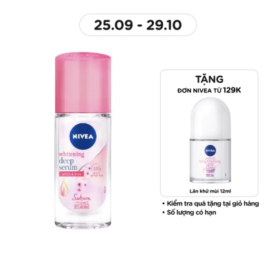 NIVEA Whitening Deep Serum Sakura Roll On 40ml
