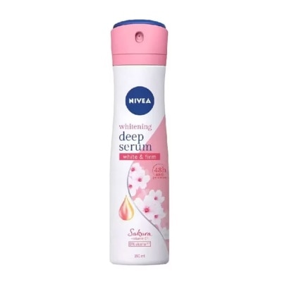 NIVEA Xịt Ngăn Mùi Nivea Whitening Deep Serum Sakura Spray Dưỡng Trắng Chuyên Sâu 150ml