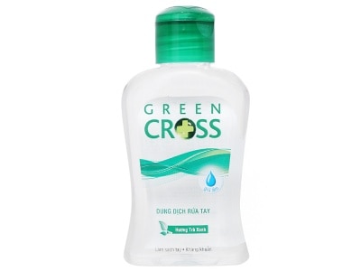 GREEN CROSS Nước Rửa Tay Khô Green Cross Làm Sạch Tay Kháng Khuẩn Khử Mùi Hương Trà Xanh 100ml