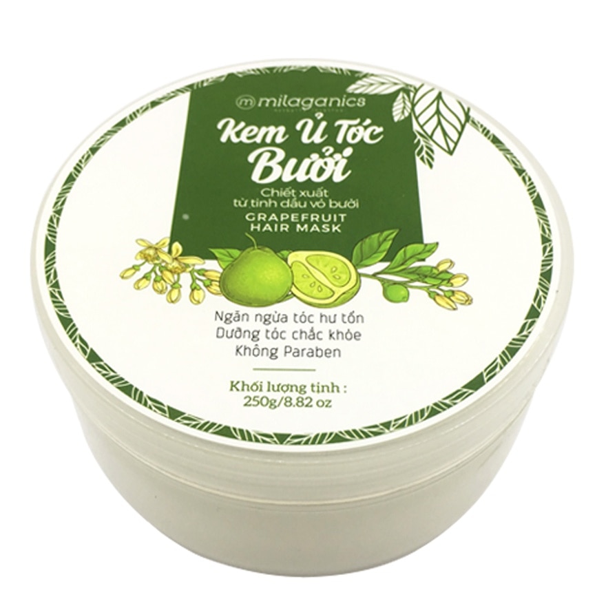 Kem Ủ Tóc Milaganics Bưởi 250g