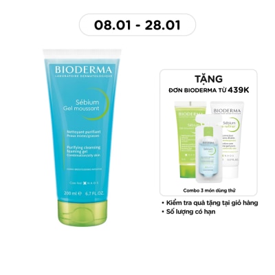 BIODERMA Sébium Gel Moussant 200ml
