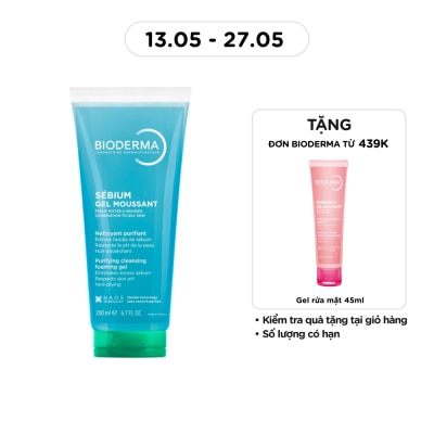 BIODERMA - Sébium Gel Moussant 200ml