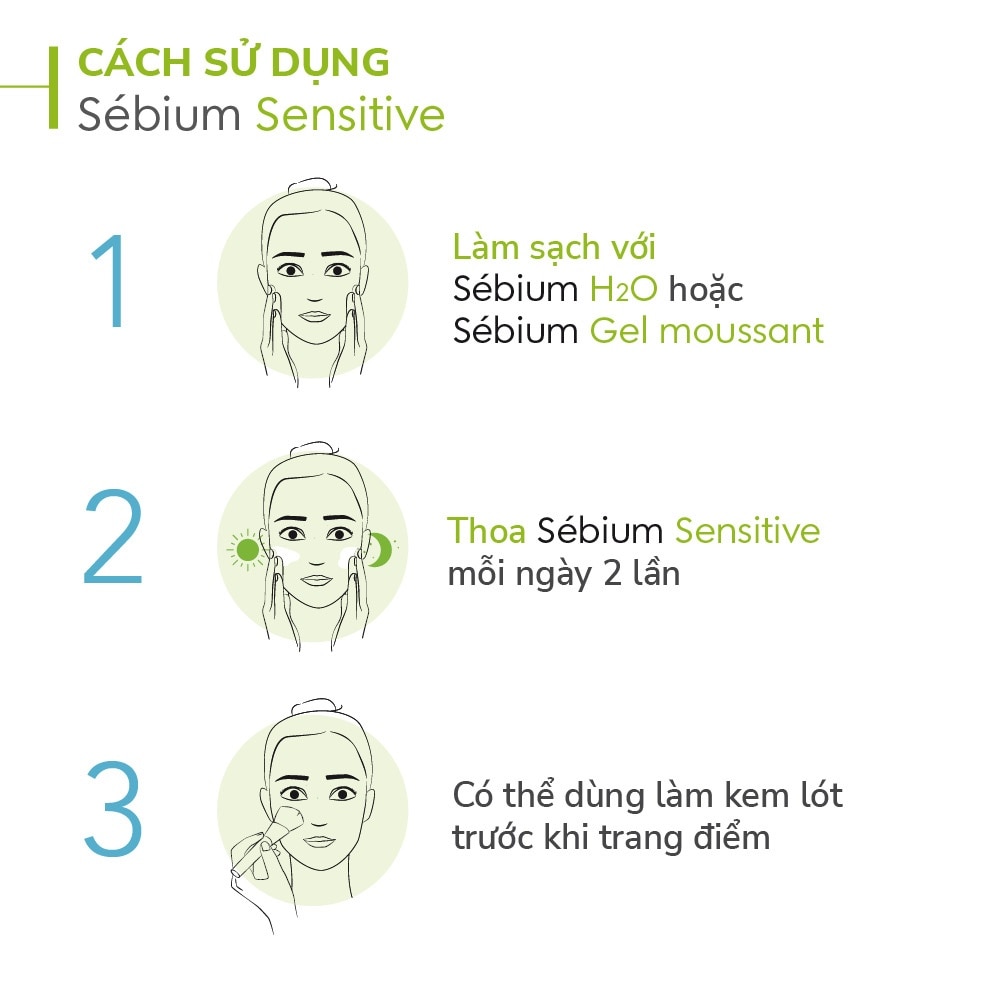 Kem Dưỡng Bioderma Sébium Sensitive Cho Da Mụn Nhạy Cảm 30ml