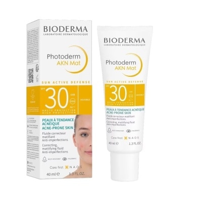 BIODERMA Kem Chống Nắng Bioderma Photoderm Akn Mat SPF30 Kiểm Soát Dầu Dành Cho Da Hỗn Hợp & Da Dầu 40ml