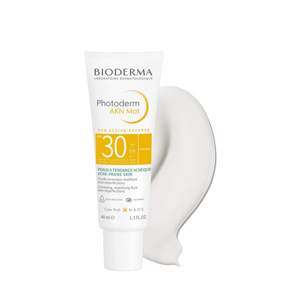 Kem Chống Nắng Bioderma Photoderm Akn Mat SPF30 Kiểm Soát Dầu Dành Cho Da Hỗn Hợp & Da Dầu 40ml