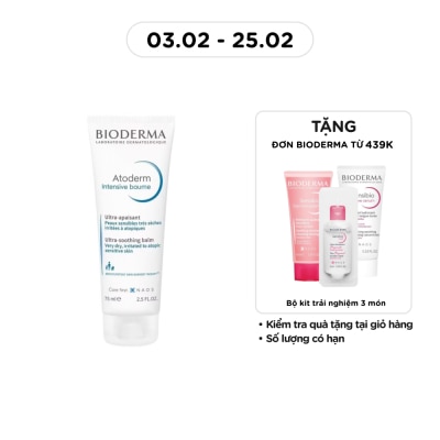 BIODERMA Kem Làm Dịu Da Bioderma Atoderm Intensive Baume Dành Cho Da Rất Khô Hoặc Da Nhạy Cảm 75ml