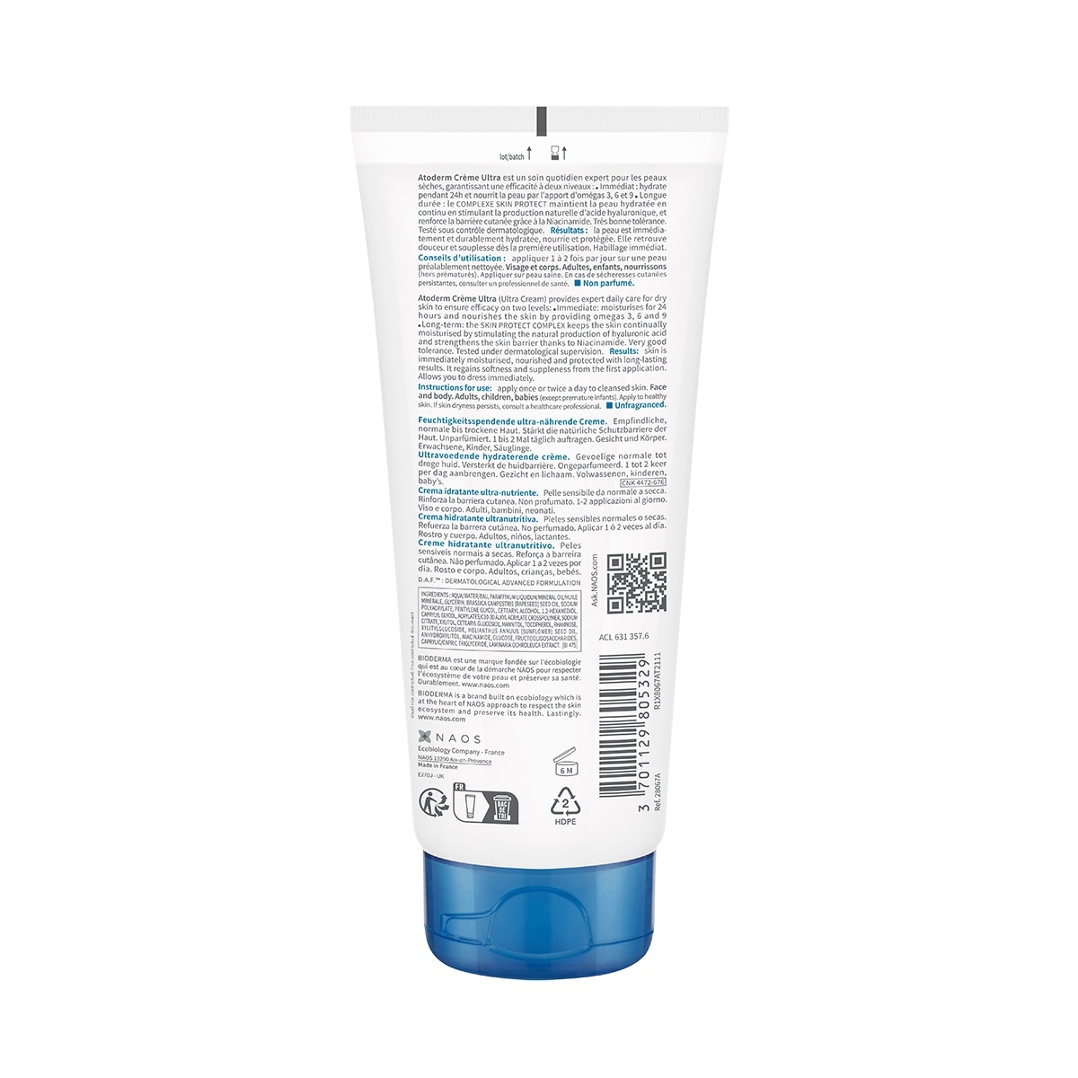 Atoderm Crème Ultra 200ml