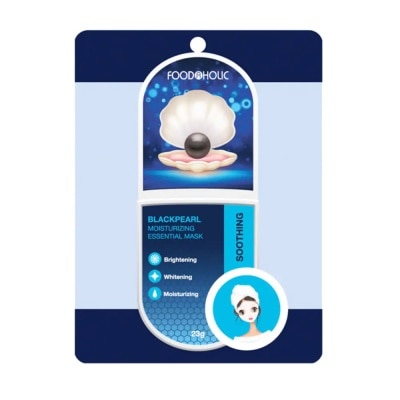 FOODAHOLIC Mask Blackpearl Moisturizing Essential Soothing 23g